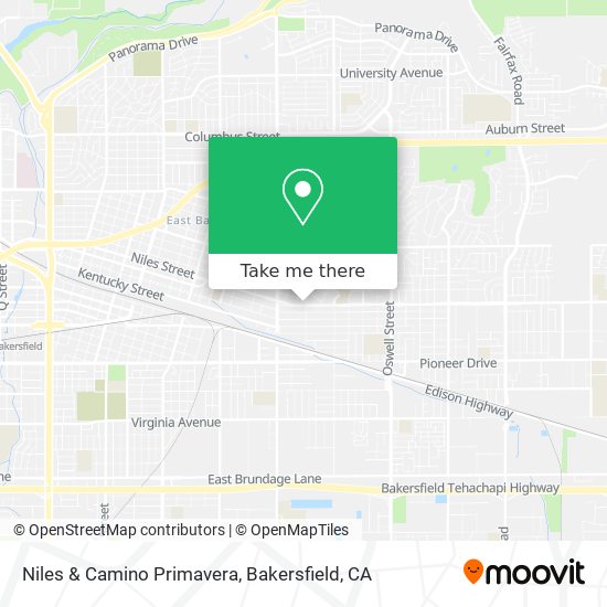 Niles & Camino Primavera map