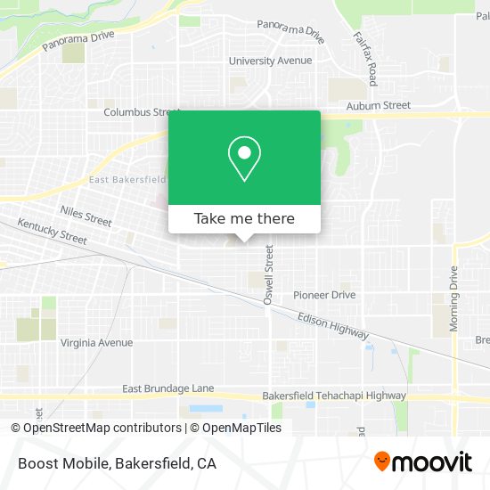 Mapa de Boost Mobile