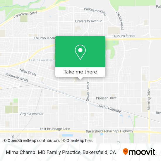 Mapa de Mirna Chambi MD Family Practice