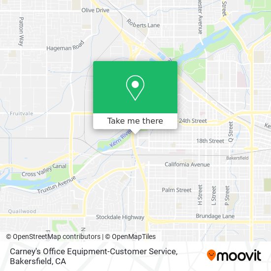 Carney's Office Equipment-Customer Service map