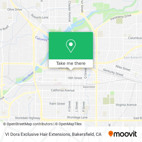 VI Dora Exclusive Hair Extensions map