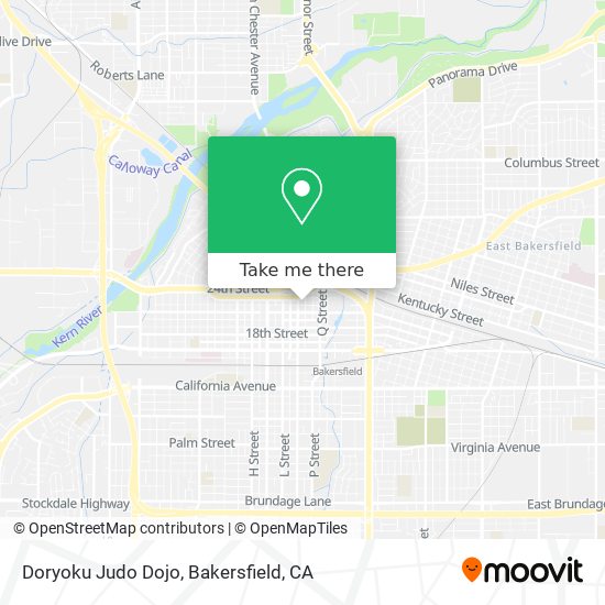 Mapa de Doryoku Judo Dojo