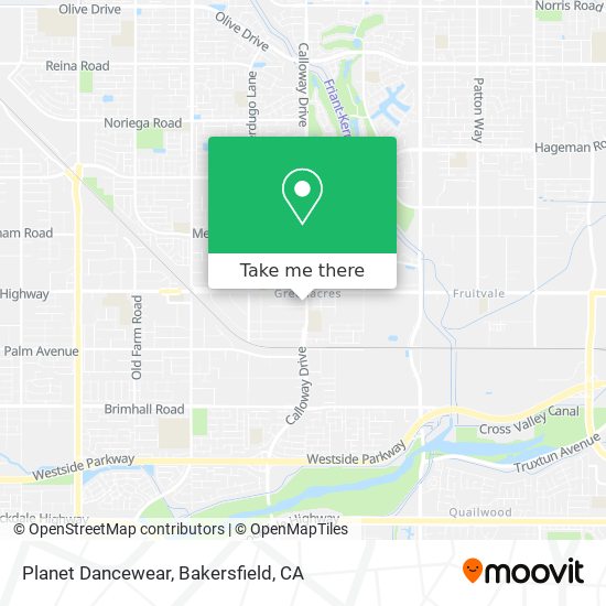 Planet Dancewear map