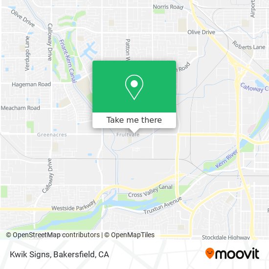 Kwik Signs map