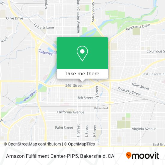 Amazon Fulfillment Center-PIP5 map