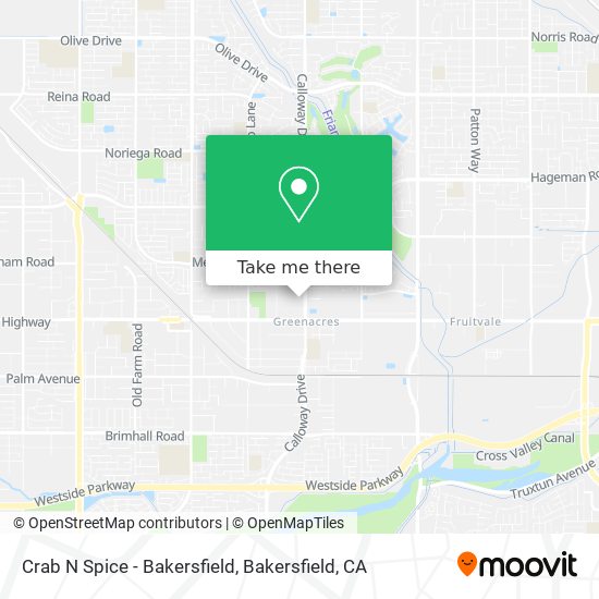 Crab N Spice - Bakersfield map