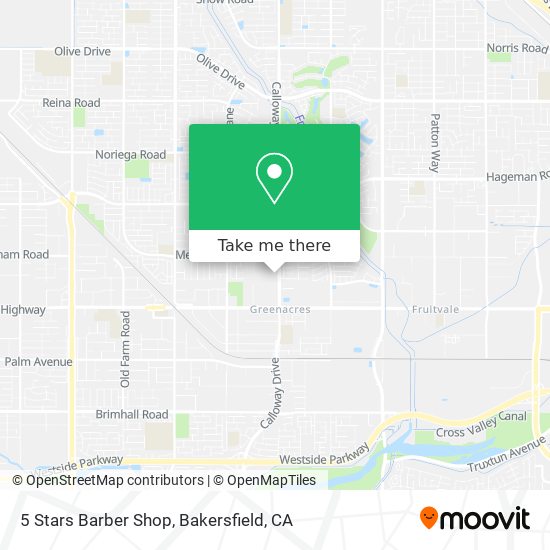 5 Stars Barber Shop map