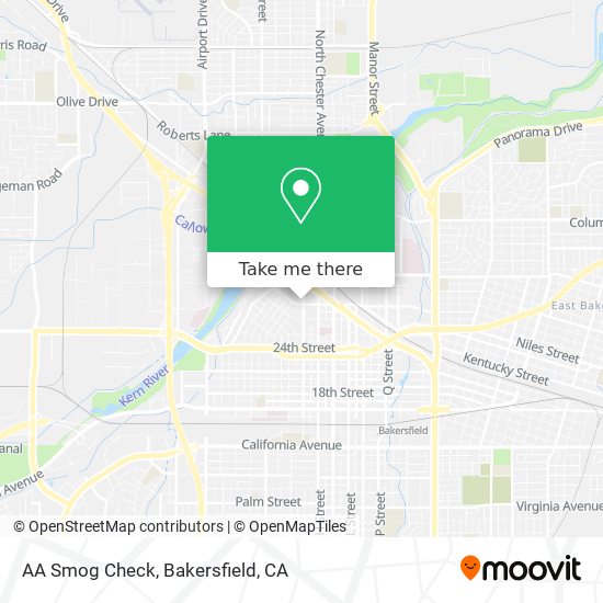 Mapa de AA Smog Check