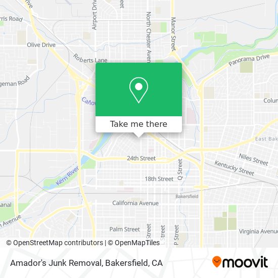 Mapa de Amador's Junk Removal
