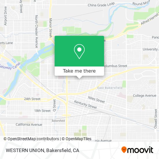 WESTERN UNION map