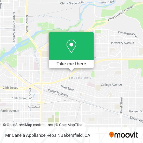 Mapa de Mr Canela Appliance Repair