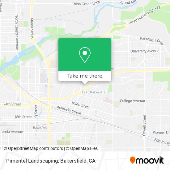 Pimentel Landscaping map