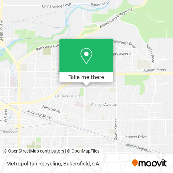 Mapa de Metropolitan Recycling