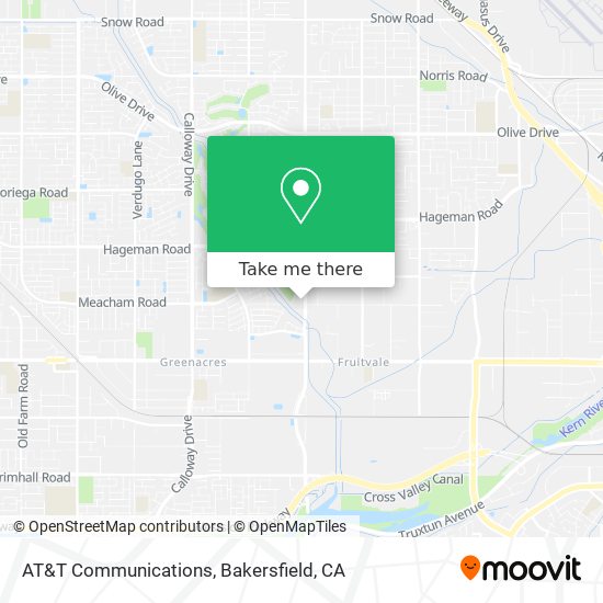 AT&T Communications map
