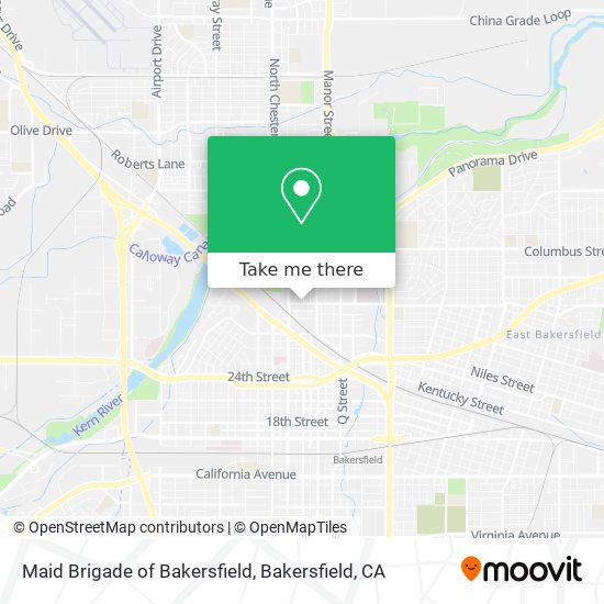 Mapa de Maid Brigade of Bakersfield