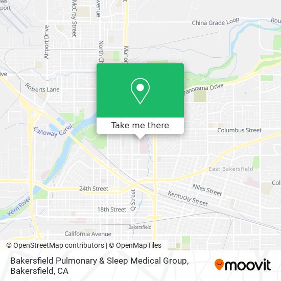 Bakersfield Pulmonary & Sleep Medical Group map
