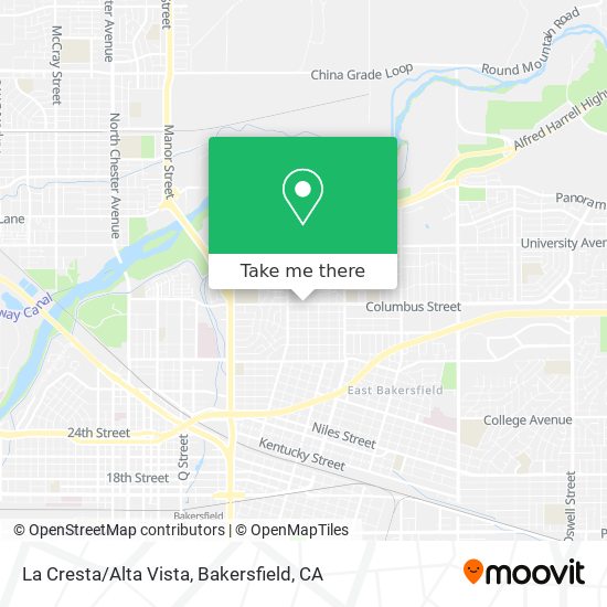 Mapa de La Cresta/Alta Vista
