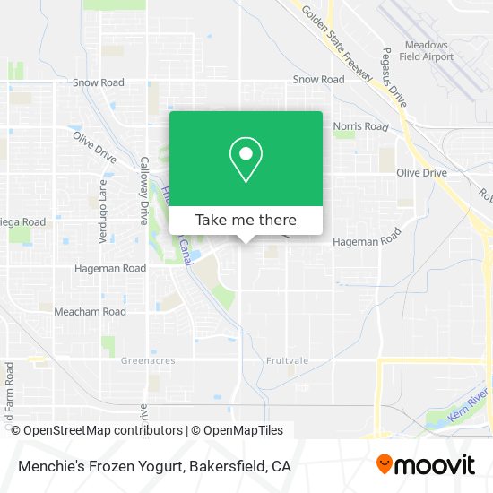 Menchie's Frozen Yogurt map