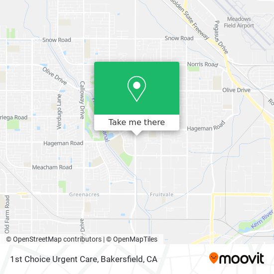 Mapa de 1st Choice Urgent Care