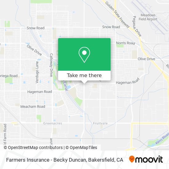 Farmers Insurance - Becky Duncan map