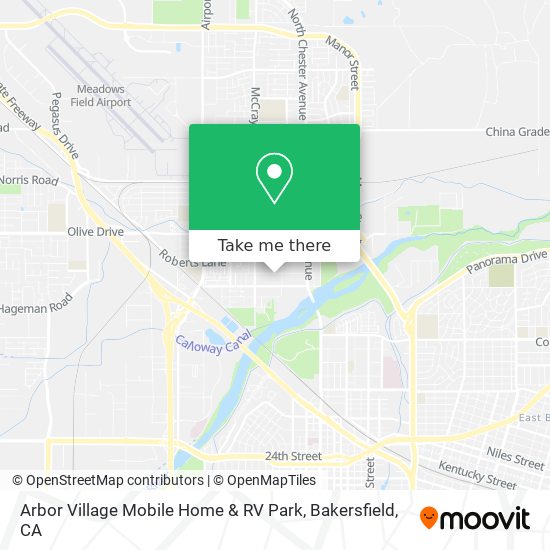 Arbor Village Mobile Home & RV Park map