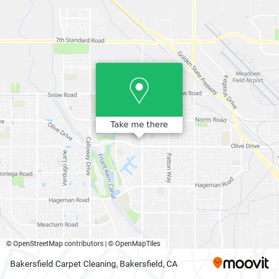 Bakersfield Carpet Cleaning map