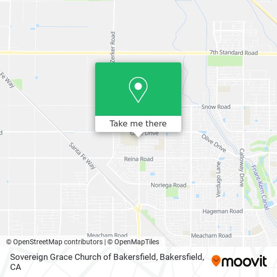 Sovereign Grace Church of Bakersfield map