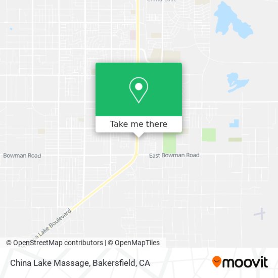 China Lake Massage map