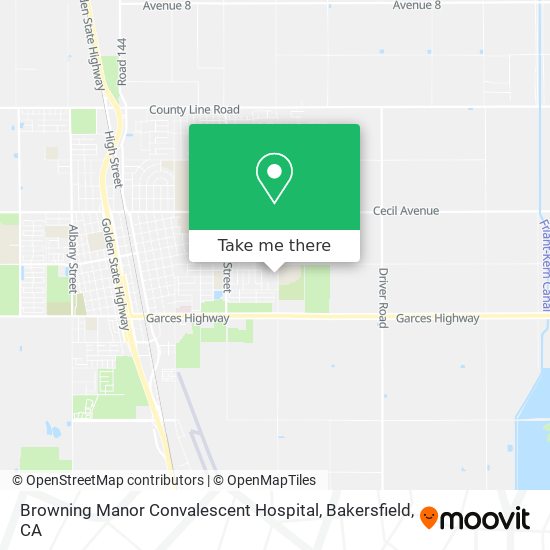 Browning Manor Convalescent Hospital map
