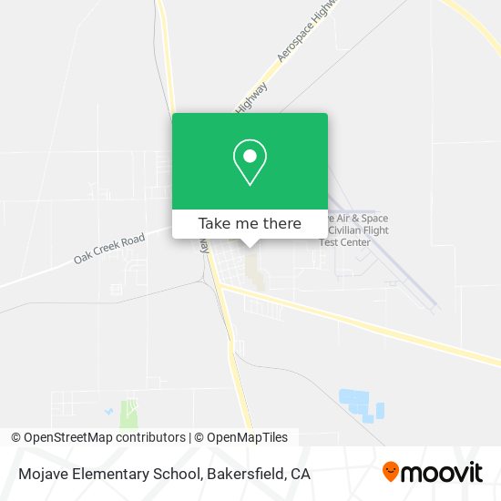 Mojave Elementary School map