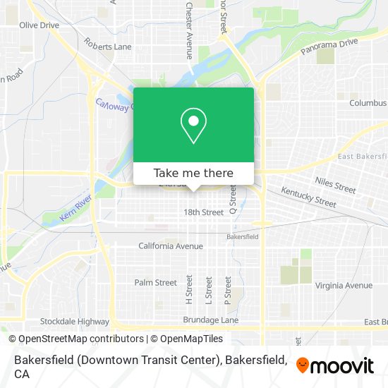 Bakersfield (Downtown Transit Center) map