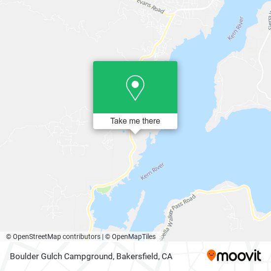 Mapa de Boulder Gulch Campground