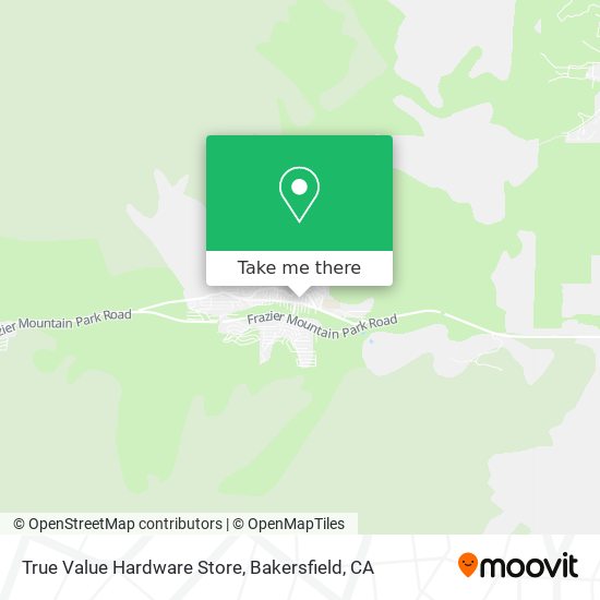 True Value Hardware Store map