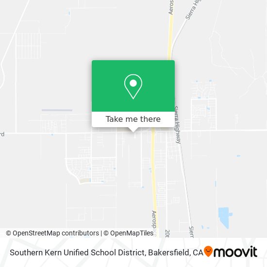 Mapa de Southern Kern Unified School District