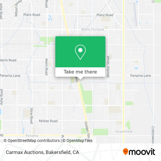 Mapa de Carmax Auctions