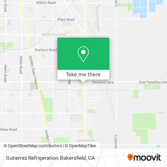 Gutierrez Refrigeration map