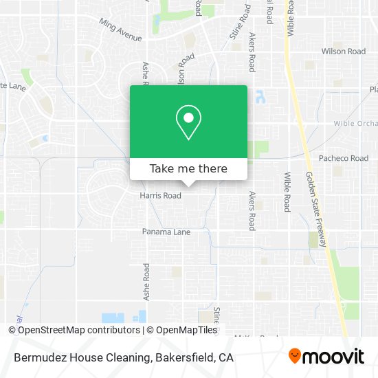 Bermudez House Cleaning map