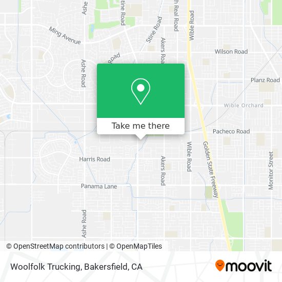 Mapa de Woolfolk Trucking