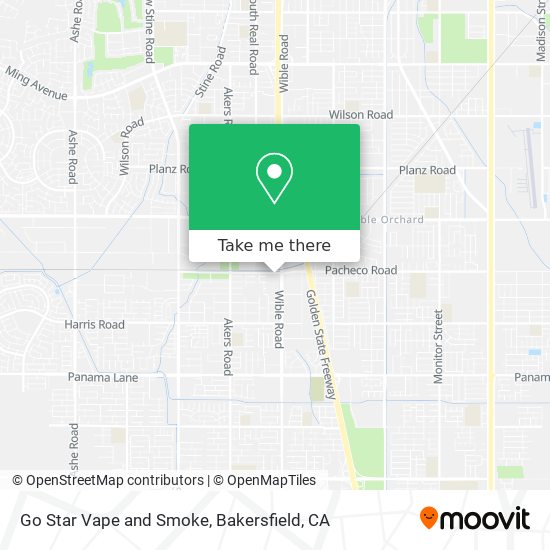 Mapa de Go Star Vape and Smoke