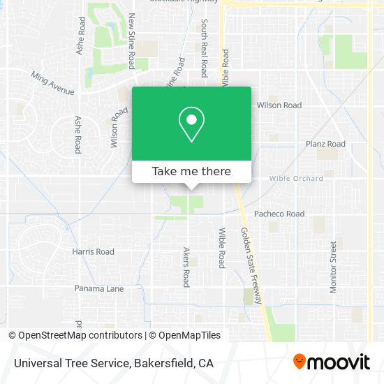 Mapa de Universal Tree Service