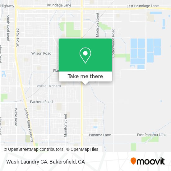 Wash Laundry CA map