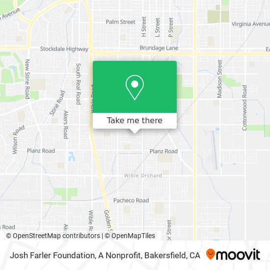 Josh Farler Foundation, A Nonprofit map