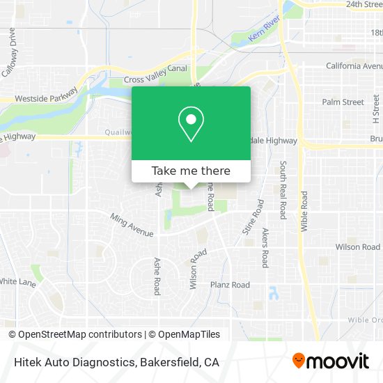 Hitek Auto Diagnostics map