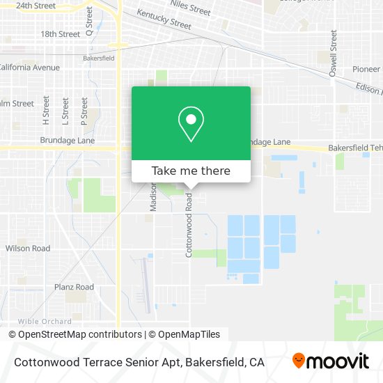 Cottonwood Terrace Senior Apt map