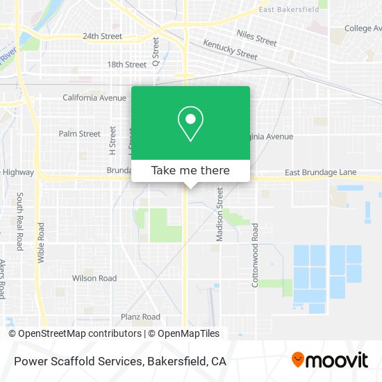 Power Scaffold Services map