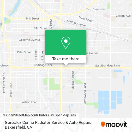 Gonzalez Cerino Radiator Service & Auto Repair map