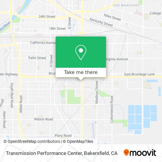 Transmission Performance Center map