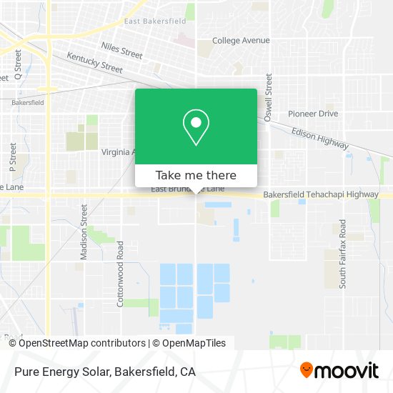 Pure Energy Solar map