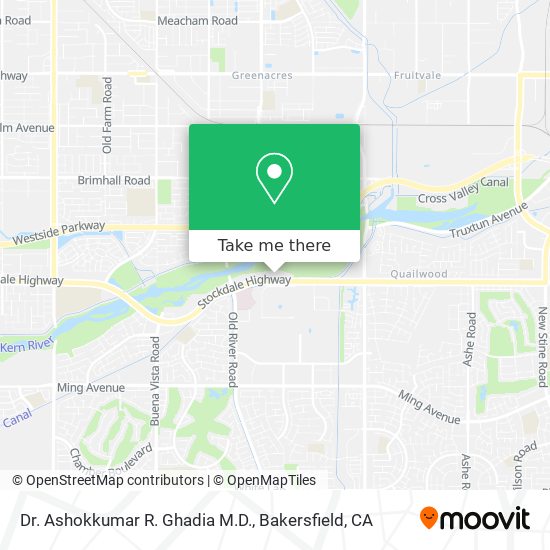 Mapa de Dr. Ashokkumar R. Ghadia M.D.