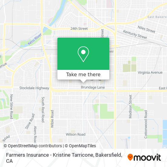 Farmers Insurance - Kristine Tarricone map